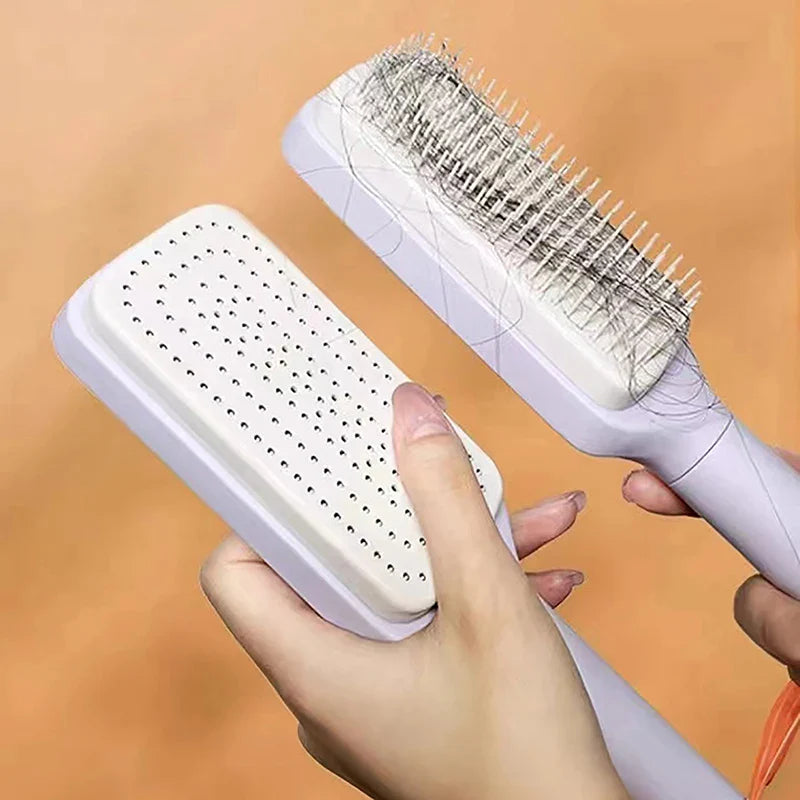Self cleaning Hair brush
