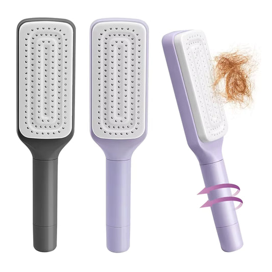 Self cleaning Hair brush